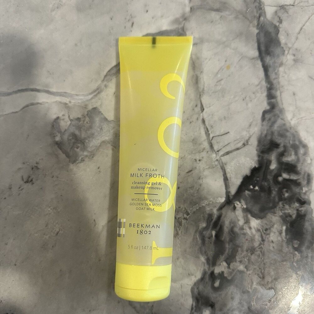 NEW Beekman 1802 Micellar Milk Froth Cleansing Gel Makeup Remover 5 Fl Oz